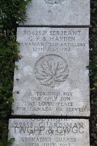 Boulogne Eastern Cemetery - Hayden, George Frederick Stone