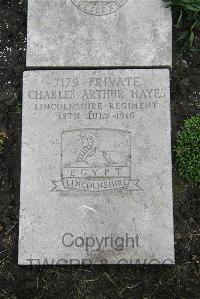 Boulogne Eastern Cemetery - Hayes, Charles Arthur