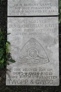 Boulogne Eastern Cemetery - Hayes, Denis Christian