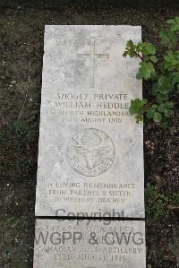 Boulogne Eastern Cemetery - Heddle, William