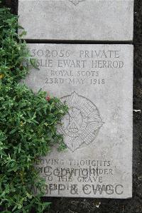 Boulogne Eastern Cemetery - Herrod, Leslie Ewart