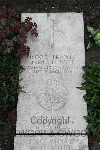 Boulogne Eastern Cemetery - Hewitt, James