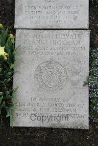 Boulogne Eastern Cemetery - Hickman, Frank