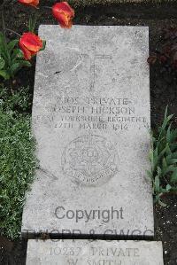 Boulogne Eastern Cemetery - Hickson, Joseph