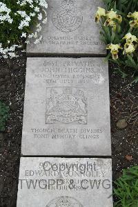 Boulogne Eastern Cemetery - Higgins, John