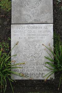 Boulogne Eastern Cemetery - Higham, G C