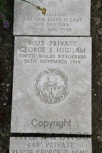 Boulogne Eastern Cemetery - Higham, George Septimus