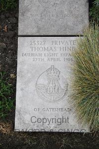 Boulogne Eastern Cemetery - Hind, Thomas