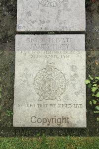 Boulogne Eastern Cemetery - Hoey, James