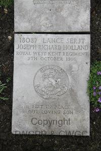 Boulogne Eastern Cemetery - Holland, Joseph Richard