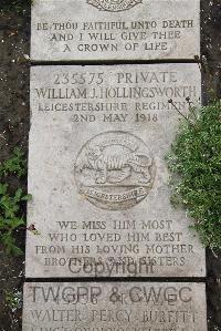 Boulogne Eastern Cemetery - Hollingsworth, William John