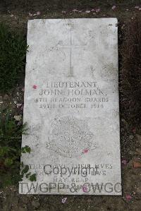 Boulogne Eastern Cemetery - Holman, John