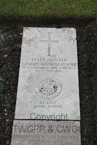 Boulogne Eastern Cemetery - Horner, Charles Marshall