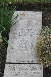 Boulogne Eastern Cemetery - Hughes, Ernest