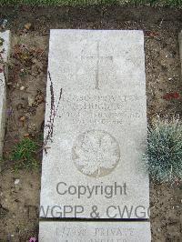 Boulogne Eastern Cemetery - Hughes, E