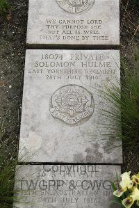 Boulogne Eastern Cemetery - Hulme, Solomon