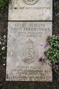 Boulogne Eastern Cemetery - Hunt, Amos Fisher