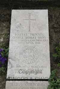 Boulogne Eastern Cemetery - Hunt, George Robert