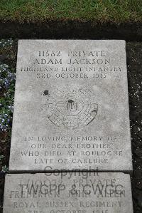 Boulogne Eastern Cemetery - Jackson, Adam