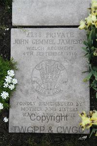 Boulogne Eastern Cemetery - Jamieson, John Gemmel