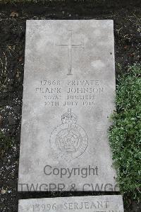 Boulogne Eastern Cemetery - Johnson, Frank