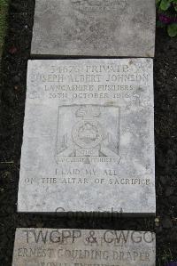 Boulogne Eastern Cemetery - Johnson, Joseph Albert