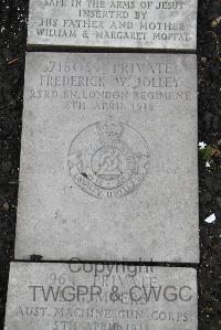 Boulogne Eastern Cemetery - Jolley, Frederick William