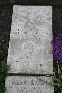 Boulogne Eastern Cemetery - Jones, Arthur Emil