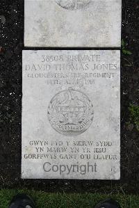 Boulogne Eastern Cemetery - Jones, David Thomas