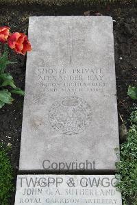 Boulogne Eastern Cemetery - Kay, Alexander