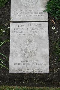 Boulogne Eastern Cemetery - Keating, Edward