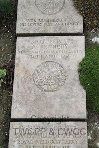 Boulogne Eastern Cemetery - Kennedy, A