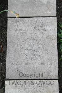 Boulogne Eastern Cemetery - Kilvington, A