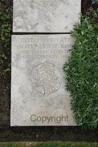 Boulogne Eastern Cemetery - King, Albert Ernest