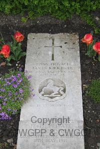 Boulogne Eastern Cemetery - Kirkbride, James