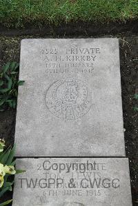 Boulogne Eastern Cemetery - Kirkby, A H