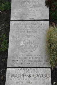 Boulogne Eastern Cemetery - Kirkland, John William