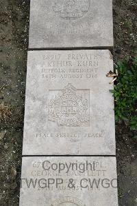 Boulogne Eastern Cemetery - Kurn, Arthur