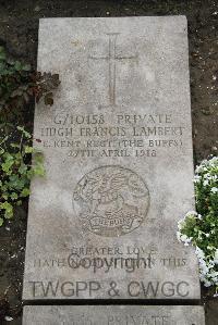 Boulogne Eastern Cemetery - Lambert, Hugh Francis