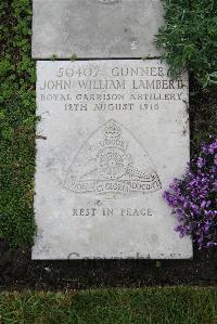 Boulogne Eastern Cemetery - Lambert, John William