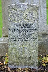 Glasgow (St. Kentigern's) Roman Catholic Cemetery - Agnew, A