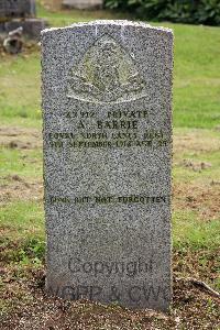 Glasgow (St. Kentigern's) Roman Catholic Cemetery - Barrie, A