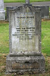 Glasgow (St. Kentigern's) Roman Catholic Cemetery - Burke, Martin