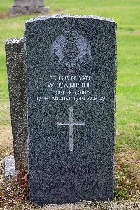 Glasgow (St. Kentigern's) Roman Catholic Cemetery - Campbell, William