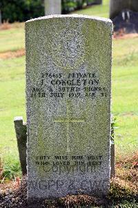 Glasgow (St. Kentigern's) Roman Catholic Cemetery - Congleton, James