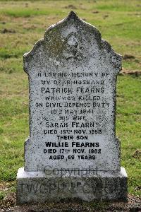 Glasgow (St. Kentigern's) Roman Catholic Cemetery - Fearns, Patrick