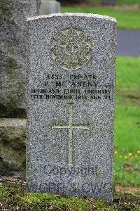 Glasgow (St. Kentigern's) Roman Catholic Cemetery - McAneny, P