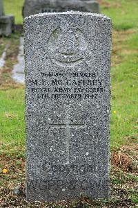 Glasgow (St. Kentigern's) Roman Catholic Cemetery - McCaffrey, Martin Lewis