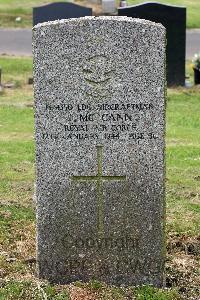 Glasgow (St. Kentigern's) Roman Catholic Cemetery - McCann, James