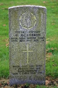 Glasgow (St. Kentigern's) Roman Catholic Cemetery - McCarron, M